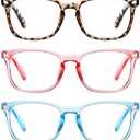 CCVOO Reading Glasses for Women/Men, Eyeglasses, Blue Light Readers for Women/Men, Computer Eye Glasses, Cheaters +2.50