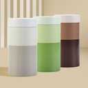 Multipurpose Tin Tea Canister Chinese Round Storage Container for Loose Airtights Lid Unique Round Storage Container Multipurpose Tea Set of 3