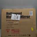 Hollywood Vanity Mirror with Lights, 31.4" x 23.6" Makeup Mirror with 18 LED Dimmable Bulbs, 3 Color Modes, 10X Magnification, USB Charging Port Touch Control