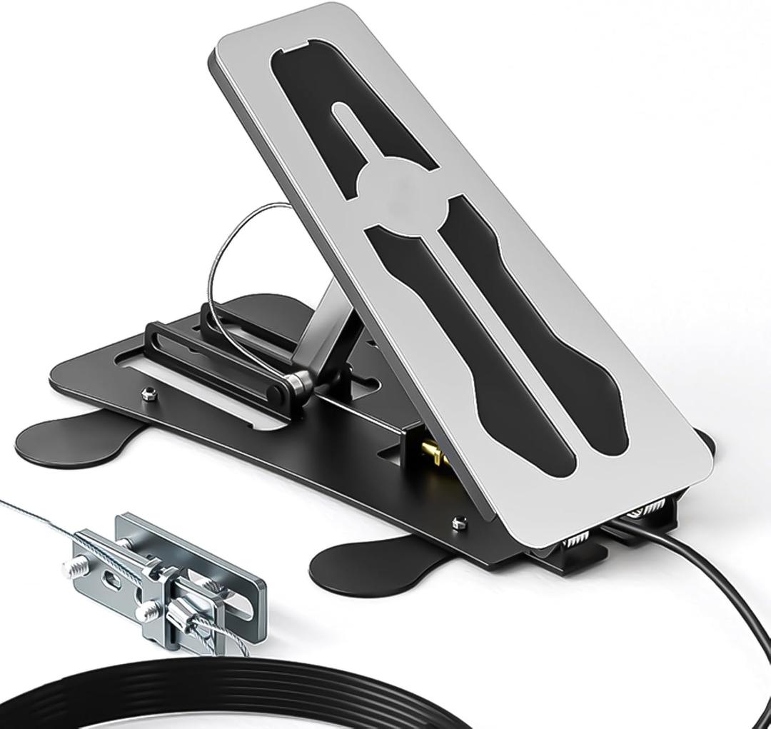 Universal Dual Brake Car Passenger Side Pedal Set  Stainless Steel Driver Assist Device with Adjustable Stand, Large Area Pedal, Double Bearing System  Ideal for Driving School & Instructor Training