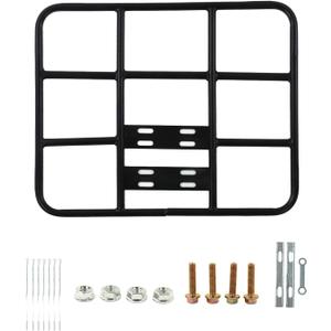 KIMISS Food Delivery Box Rack Rear Grille 80kg Loading Seamless Steel Tube Universal for Motorcycle Electric Bicycle (Type 2 53/43), KIMISShk2pzqn4ut-14