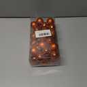 Hollyone 1.57" Orange Christmas Ornaments - 36 Pcs Mini Shatterproof Balls - Christmas Tree Decorations - Small Xmas Ornaments with Hanging Loop - Wedding, Holiday, Party, Home Decor