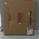 ANYHI Bathroom Mirrors for Wall, Metal Wall Mirror with Shelf, Perfect for Living Room, Bedroom, Entryway, Rectangular, Vertical (Black) (24"L x 20"W)