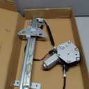 BOXI Rear Left Driver Side Power Window Regulator with Motor for DOD-ge Dakota Quad Cab 2000-2004 / for DOD-ge Durango 1998-2003 Replace 55256495AF