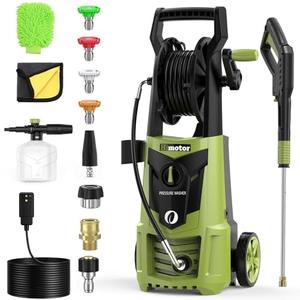 Himotor Electric Pressure Washer - 4000PSI 2.8GPM Electric Power Washer with 35ft Cord 26ft Hose, High Pressure Washers Includes 5 Nozzles, Foam Cannon for Cars, Homes, Driveways