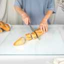 Kitchenville Glass Cutting Board 20”x16”: Tempered Glass Kitchen Counter Protector - Durable- Scratch-Resistant, Heat-Proof - Clear Design