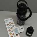 National Parks Water Bottle  32 oz Insulated Stainless Steel Water Jug with 63 Hand-Drawn Park Stickers, Outdoor Accessories & Gift Box  BPA-Free  Ideal for Hiking, Camping & Travel (Advanced Black)