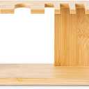 Bamboo Razor And Brush Stand With Shaving Bowl And Shaving Soap Elegant Shaving Brush Stand Premium Shaving Stand Safety Razor Shave Kit Mens Shaving Kit For Men