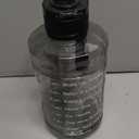 Large Water Bottle with Motivational Time Marker, 74oz Water Jug with Handle Leak-Proof, Clear Sport half gallon water Bottle for Gym Camping Workout Outdoors (0.5 Gallon)