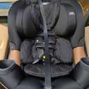 Chicco Fit360 Zip ClearTex Rotating Convertible Car Seat with Fit360 Mirror, 360 Degree Rotation for Rear-Facing and Forward-Facing Usage, Jet/Black,  Manufactured date: 03/2026