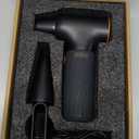 Electric Air Duster, 280000RPM Cordless Mini Blower, Rechargeable Brushless Motor Dust, 3-Gear Adjustable Dust Blower for Computer, Keyboard, Outdoor, House and Car (Black)