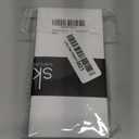 SHENGKE SK Ultra Thin Minialist Women Watches Simple Two Hands Ladies Dress Watch Leather Strap (Black)