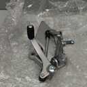 NewYall Front Left Side Foot Peg Pedal Mount Bracket for Kawasaki Versys 250/300 2017-2018, Ninja 250 2013-2015, Ninja 300 2013-2018, Z250/300 2013-2014