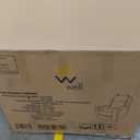 SitsWell Kasen Glider Recliner Gray Chenille, 31.1 in x 32.3 x 25.6