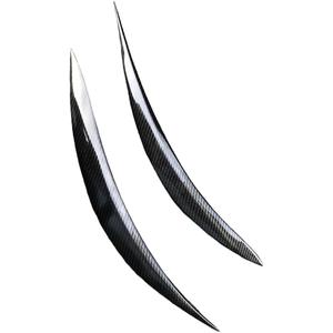 Real Carbon Fiber Eyelid Eyebrow Eye Lid Brow Headlight Cover for Infiniti Q60 V37 2017 2018 2019 2020 2021 2022