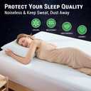 Gogreen Nylon 3D Air Waterproof Mattress Protector, King Mattress Protector Fit up to 16", Soft King Size Nylon Mattress Cover Protector, Breathable Bed Cover White