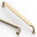 Asidrama 10 Pack 7.5 Inch(192mm) Brushed Brass Kitchen Cabinet Handles, Cabinet Pulls Kitchen Cabinet Hardware for Cupboard Drawer Pulls