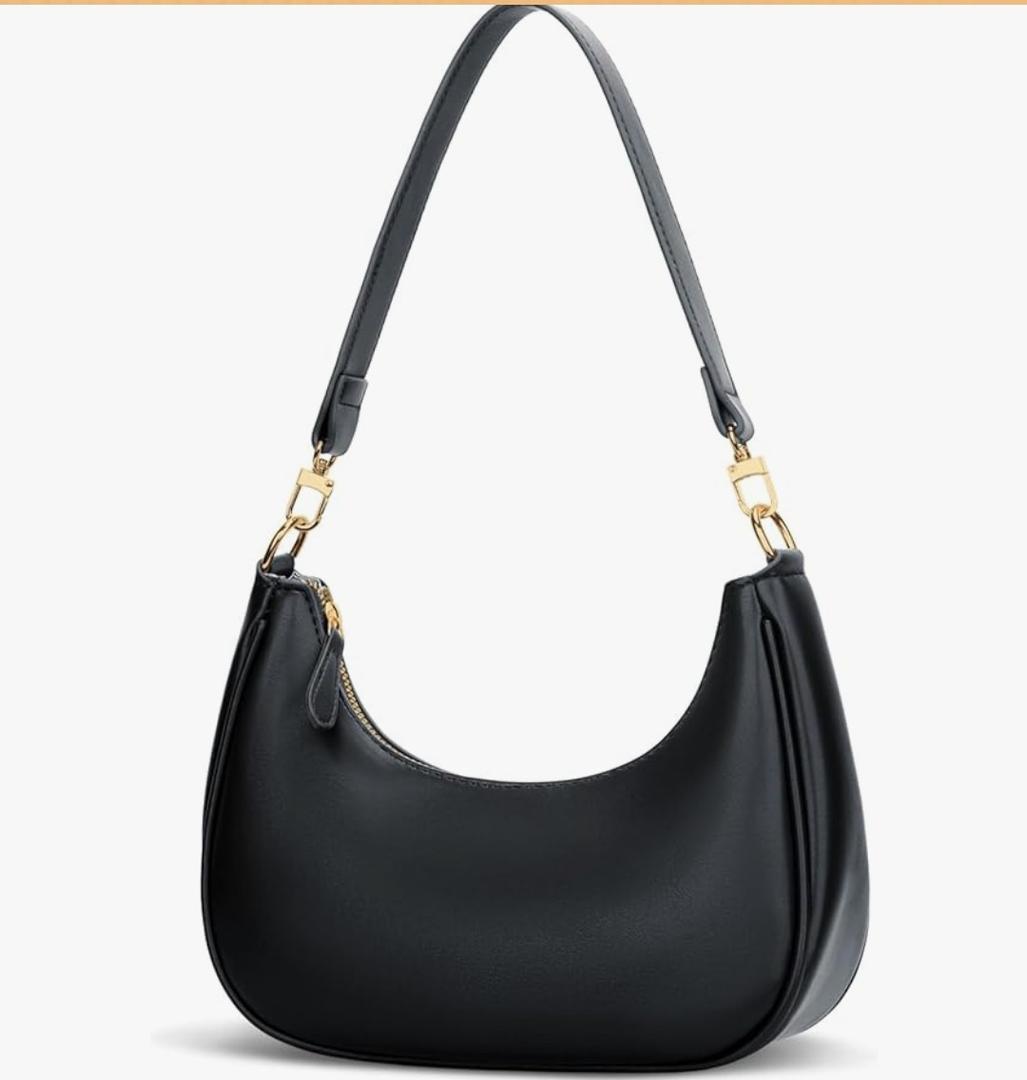 KKXIU Shoulder Bag for Women Small Purse Cute Clutch Hobo Handbag Trendy Crescent Bag