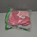 Wylumen Cute Scalloped Rose Pink Bathroom Rugs Mat, Non Slip Absorbent Quick Dry Bath Mats for Shower Room, Microfiber Bath Mats for Bathroom Floor Washable Carpet for Shower Tub Sink Bedroom, 20"x32"