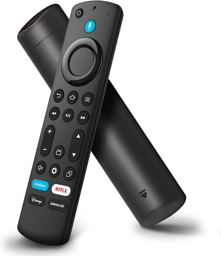 Stick Remote Replacement for AMZ Fire Smart TVs Stick, TVs Stick 4K Max(2nd Gen), TVs Omni/QLED/2/4 Series, and for All Toshiba/Pioneer Smart TVs Stick Remote Replacement for AMZ Fire Smart TVs Stick, TVs Stick 4K Max(2nd Gen), TVs Omni/QLED/2/4 Series, and for All Toshiba/Pioneer Smart TVs