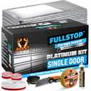 BEEST FULLSTOP Garage Door Insulation Kit - 8x8 & 8x7 ft Single Garage Door Insulation Panels - 8 Pre-Cut 24x48 Foam-Core Panels w/ Tape, Cutter & Squeegee - Improve Garage Comfort Year-Round