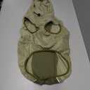 IECOii Fleece Dog Sweater for Large Dogs, Large Dog Sweater Sleeveless with Leash Hole and Reflective Strips, Fall Winter Turtleneck Hoodie Vest Lightweight & Stretchy Fit for Active Dogs, Green, XL