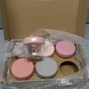 KeaBabies 6pk 4oz Glass Baby Food Containers with Lids  LeakProof, Microwavable Small Glass Jars, Baby Purees & Toddler Snack Storage Containers, BPAFree, Dishwasher & Freezer Safe (Roseate)