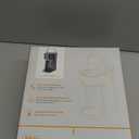 Single Serve One Cup Coffee Maker, for K Cups and Grounds, Mini Coffee Maker with Portable Handle, 6 to 12 Oz Brew Size, for Travel, Camping, Office, RV and Dorm, 120V, Black and Gold