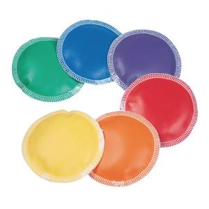 S&S Worldwide Spectrum Vinyl 4" Round Beanbags (Set of 12)