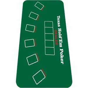 nuveti Poker Mat - 94 x47inch Non-Slip Poker Table Game Mat - Portable Rubber Waterproof Poker mat for Table 8-10 Player Card Game