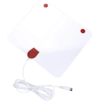 TV Antennas Indoor, TechCode Professional 80 Miles Signal Amplífiér HD Digital TV Antenna 25dB Support 4K 1080p TV Home High Power HD TV Amplífiér Signal Bòóstér TV Adáptér