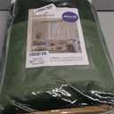 MIULEE Velvet Curtains Olive Green Elegant Grommet Curtains Thermal Insulated Soundproof Room Darkening Drapes for Classical Living Room Bedroom Decor 52 x 84 Inch Set of 2