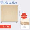 Baltic Birch Plywood 12 x 12 x 1/2 Inch - 12 mm Craft Wood, Pack of 2 B/BB Grade, Stronger Than Basswood Sheets/Balsa Wood, Perfect for Laser, CNC Cutting, Shelf Boards 12 inch Wide, by Woodpeckers
