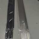 30" Slide-in Range Rear Filler Kit,Stove Gap Filler Strip, Stainless Steel Backsplash for Stove, Stove Trim Kit with Most Brands Between Stove and Backsplash(Silver) With 2 PCS Stove Gap Covers