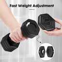 EQUIPRO Adjustable Dumbbell Set, 4 in 1 Free Weights Dumbbells Set for Women, Weights for Women at Home, 2lb 3lb 4lb 5lb with TPU Soft Rubber Handle for Home Gym Exercise Training