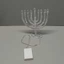 Rite Lite LED Twinkling Menorah Decoration | Hanukkah Gifts Jewish Holiday Party Favors Battery-Powered Lights Dance! Judaica Chanukah Festival of Lights 8.75" H