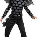 Disguise Minecraft Ender Dragon Costume for Kids, Video Game Inspired Character Outfit ((4-6))