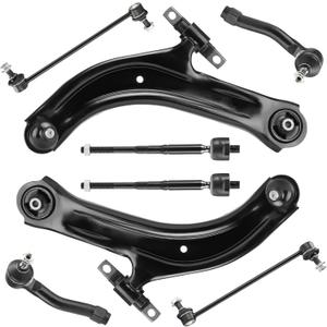 Front Lower Control Arms for 2007-2012 Nissan Sentra 2 Lower Control Arms w/Ball Joints Assembly 2008 2009 2010 2011 Suspension Kit K620373 K620374