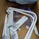 Glow in The Dark Cat Window Perch, Large Foldable Hammock Bed with 4 Strong Suction Cups and Warm Soft Zipper Removable Cushion for Indoor Cats (Stars)