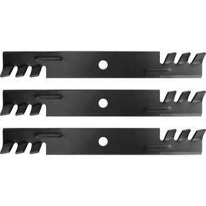 OCPTY Mulching Blades 54 inch Deck Mower Blades for John Deere S2554 1999-2001 GT2554 2002 325 335 345 425 445 GS25 GS35 GS45 GS75 F725 HD45 HD75 G100 for Sabre 2254HV 2354HV 2554HV S2554,3 pack