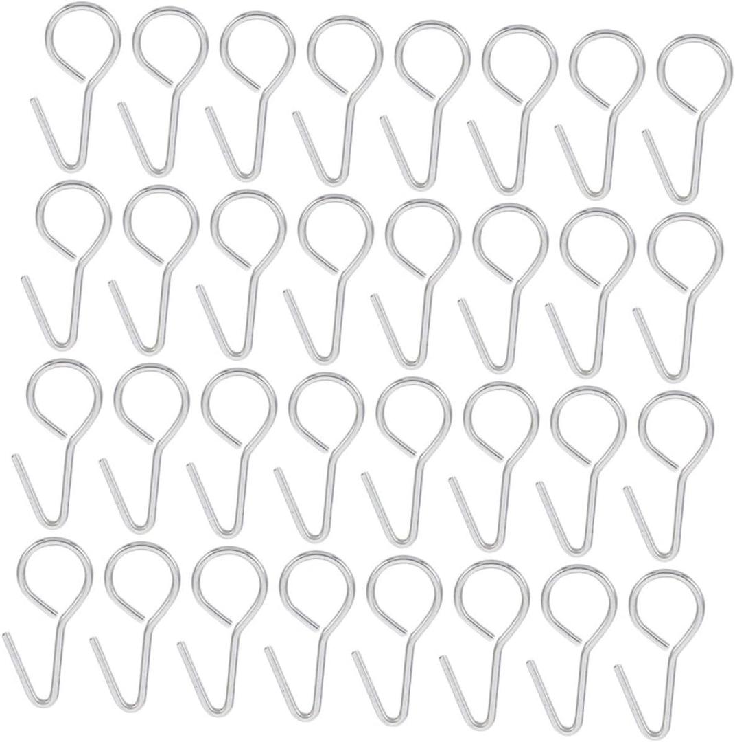 Cabilock Car Seat Cushion Hooks Metal Small Fastening Clips 300Pcs Automotive Seat Cover Installation Accessories Secure Car Hook for Interior Attachment Prevent Slipping
