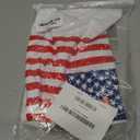 Women's 4th of July Outfits USA Shirt Patriotic Tank American Flag Crop Top (L)