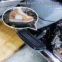 Motorcycle Footboards Passenger Floorboard and Mount Kit Fit for Harley Touring Road King Road Glide Street Glide Electra Glide CVO 1993-Up