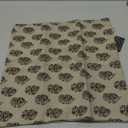 Floral Vintage Throw Pillow Covers 18x18 Pillow Cover Block Print Decorative Cushion Covers Farmhouse Neutral Accent Home Décor for Sofa Couch Living Room Bedroom, 1PC, Charcoal Black