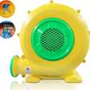 750W Air Blower, QILEBA 1HP Powerful Bounce House Blower for Inflatables, Portable Inflatable Bubble House Blower Fan Pump for Spray Booth, Bouncy Castle, Jumper, Water Slid, Blower Corded(750W)