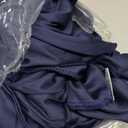 10ft x 10ft Wrinkle Free Navy Blue Backdrop Curtains Panels, 2 Panels 5x10ft Silky Polyester Photo Backdrop Drapes for Birthday Wedding Party Graduation Photography Background (10ftx10ft)