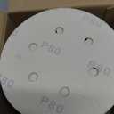 6-Inch 6-Hole Hook and Loop Sanding Discs 320-Grit, Random Orbital Sandpaper for Automotive and Woodworking, 100-Pack