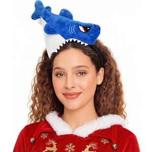 LovesTown Animal Ears Headband Plush Hairband, Animal Headband Costume Accessories for Halloween Christmas Cosplay Party