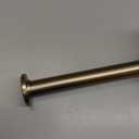 Ivilon Tension Curtain Rod - Spring Tension Rod for Windows or Shower, 36 to 54 Inch. Warm Gold