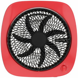 Cool Works Turbo High Performance Fan 10in., Red